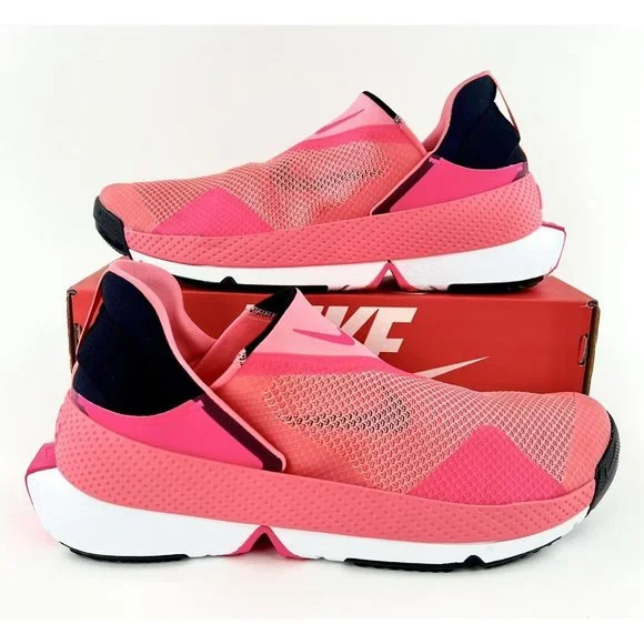 Nike Go FlyEase Pink Gaze Men's Size 11.5 & 13 Easy On Sneakers Shoes DZ4860-600 - Picture 3 of 14